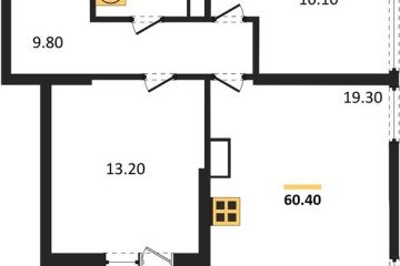 Фото №1: 2-комнатная квартира 60 м² - Краснодар, мкр. жилой комплекс Самолёт-6, 