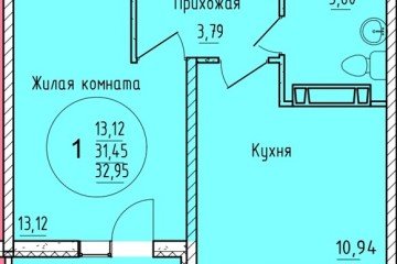 Фото №1: 1-комнатная квартира 32 м² - Краснодар, мкр. Карасунский внутригородской округ, 