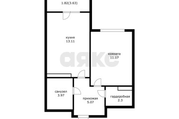 Фото №4: 1-комнатная квартира 37 м² - Северская, ул. Западная, 27/9