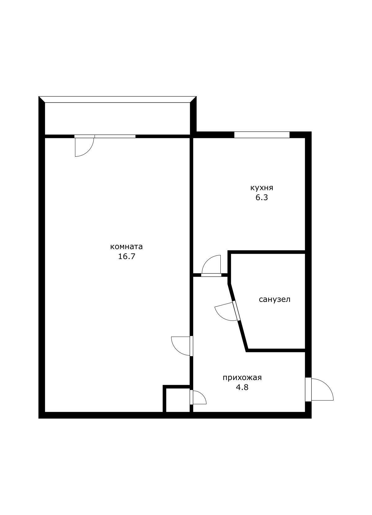 Фото №4: 1-комнатная квартира 31 м² - Краснодар, Прикубанский внутригородской округ, мкр. Фестивальный, ул. Воровского, 184