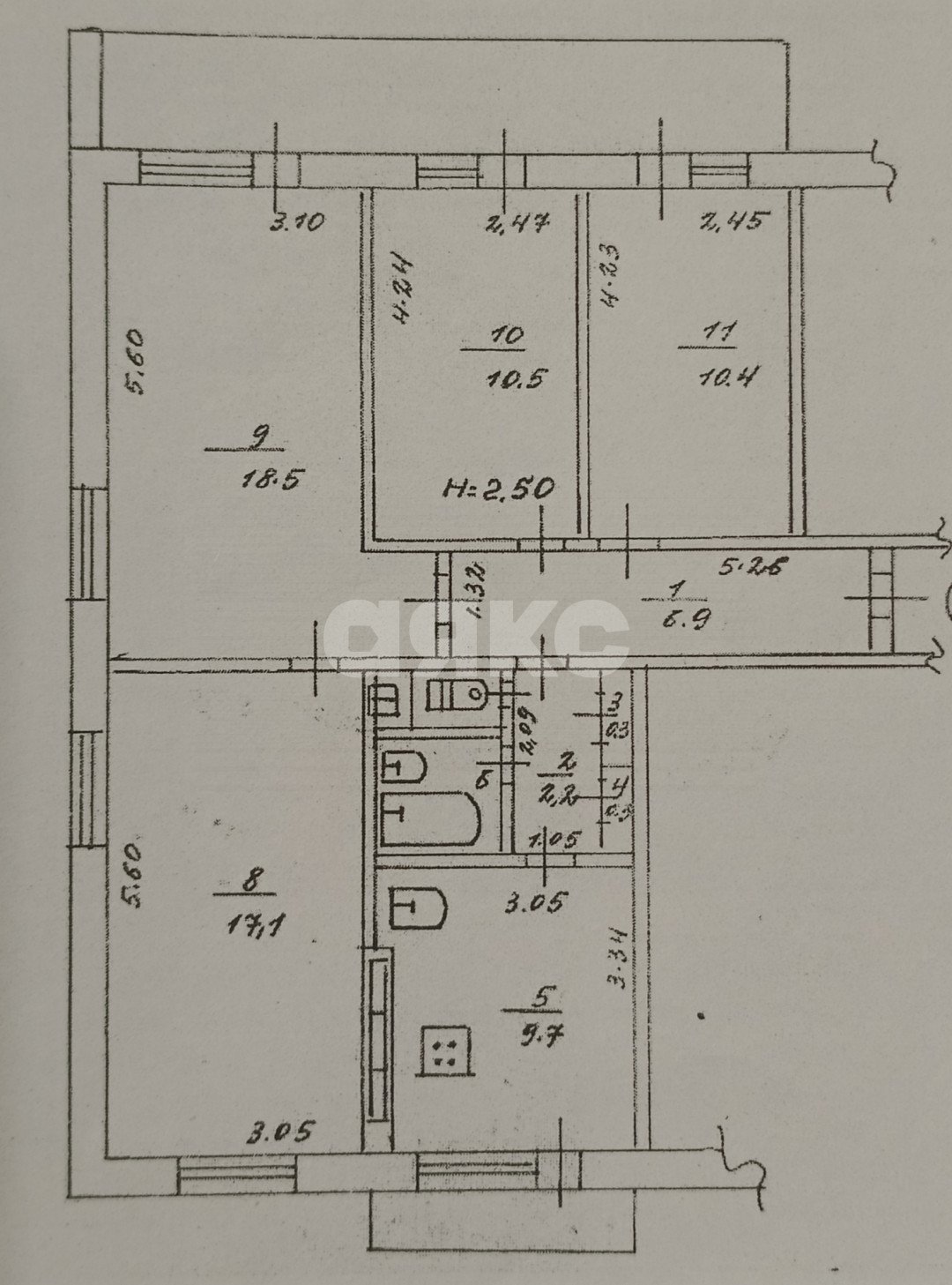 Фото №14: 4-комнатная квартира 85 м² - Мариуполь, Центральный, ул. Котляревского, 8А