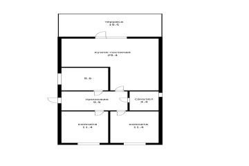 Фото №3: Дом 83 м² - Ленина, снт Радуга, ул. Радужная, 836