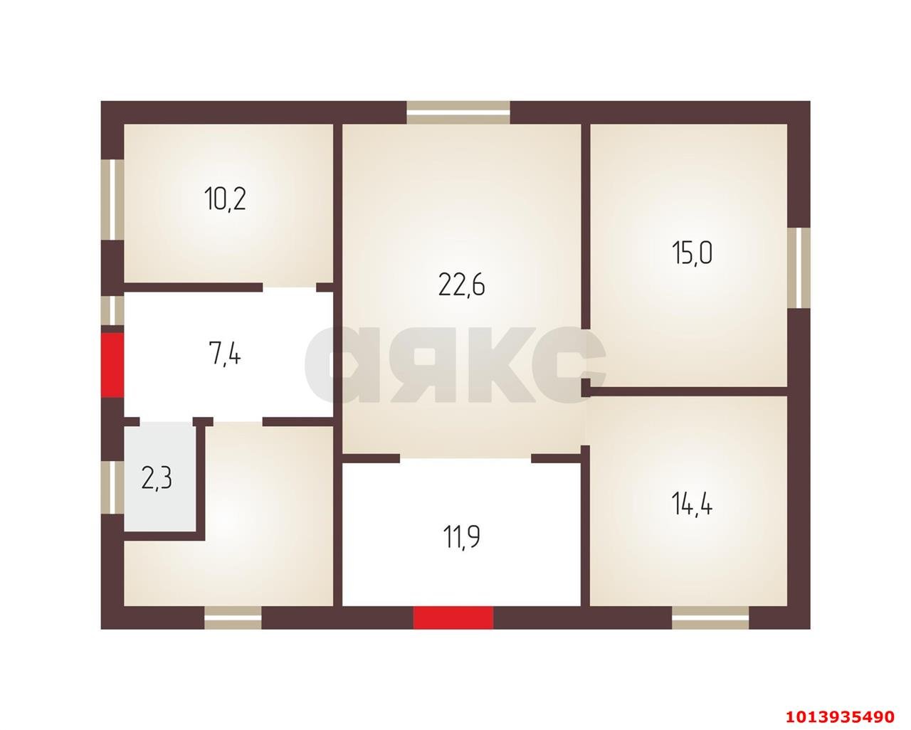 Фото №2: Дом 92 м² + 4 сот. - Елизаветинская, Прикубанский внутригородской округ, ст Фруктовый, ул. Яблоневая