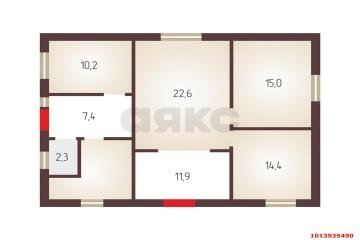 Фото №2: Дом 92 м² - Елизаветинская, ст Фруктовый, ул. Яблоневая