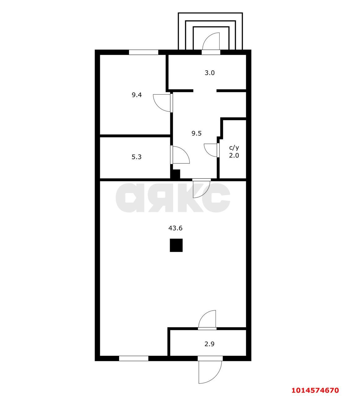 Фото №7: Торговое помещение 76 м² - Краснодар, Западный внутригородской округ, ул. Красная, 167