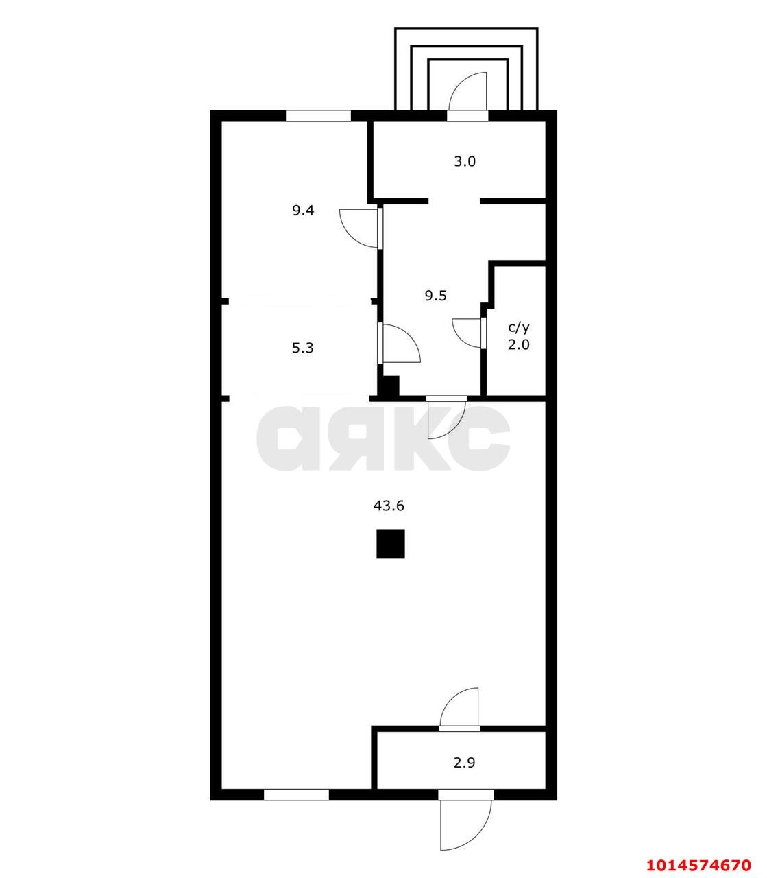 Фото №10: Коммерция 75 м² - Краснодар, мкр. Западный внутригородской округ, ул. Красная, 167