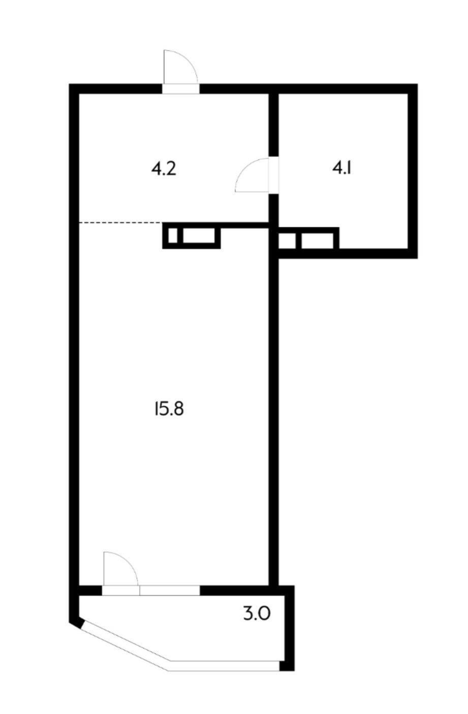 Фото №11: Студия 24 м² - Краснодар, Музыкальный, ЖК Инсити, Завод Радиоизмерительных Приборов, Прикубанский внутригородской округ, жилой комплекс Инсити, мкр. имени Петра Метальникова, ул. Петра Метальникова, 7