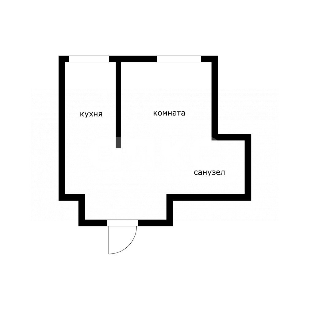 Фото №14: 2-комнатная квартира 39 м² - Сочи, Завокзальный, пер. Трунова, 6к8