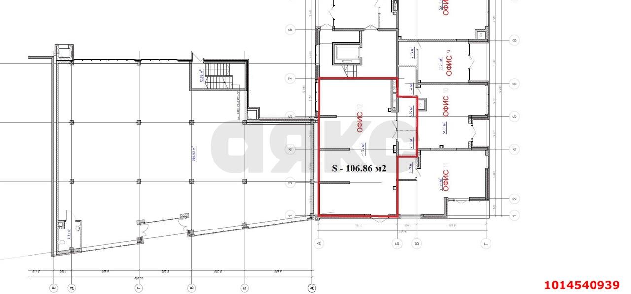 Фото №7: Торговое помещение 107 м² - Краснодар, жилой комплекс Народные Кварталы