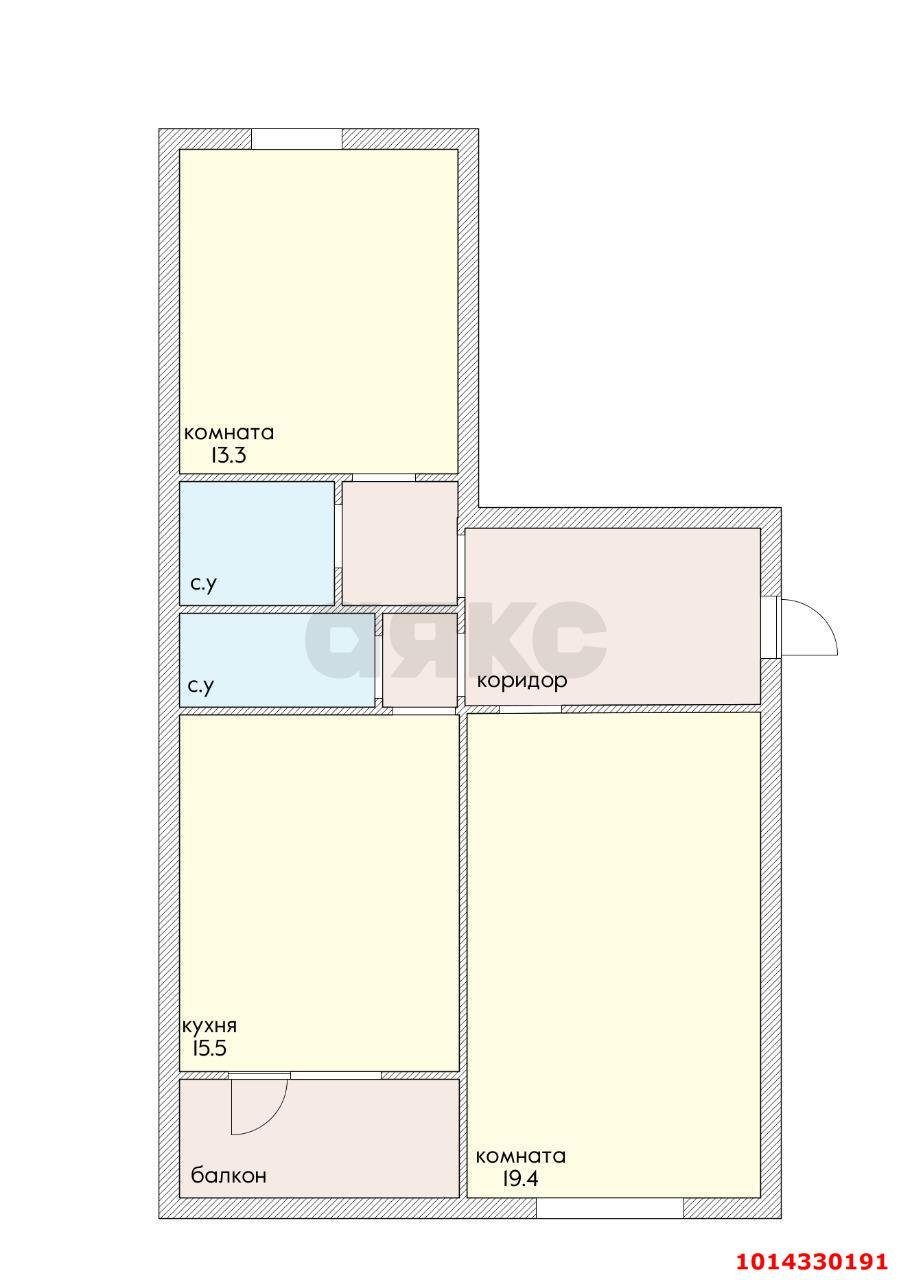 Фото №17: 2-комнатная квартира 73 м² - Краснодар, Западный внутригородской округ, Центральный внутригородской округ, мкр. Центральный, ул. Севастопольская, 5