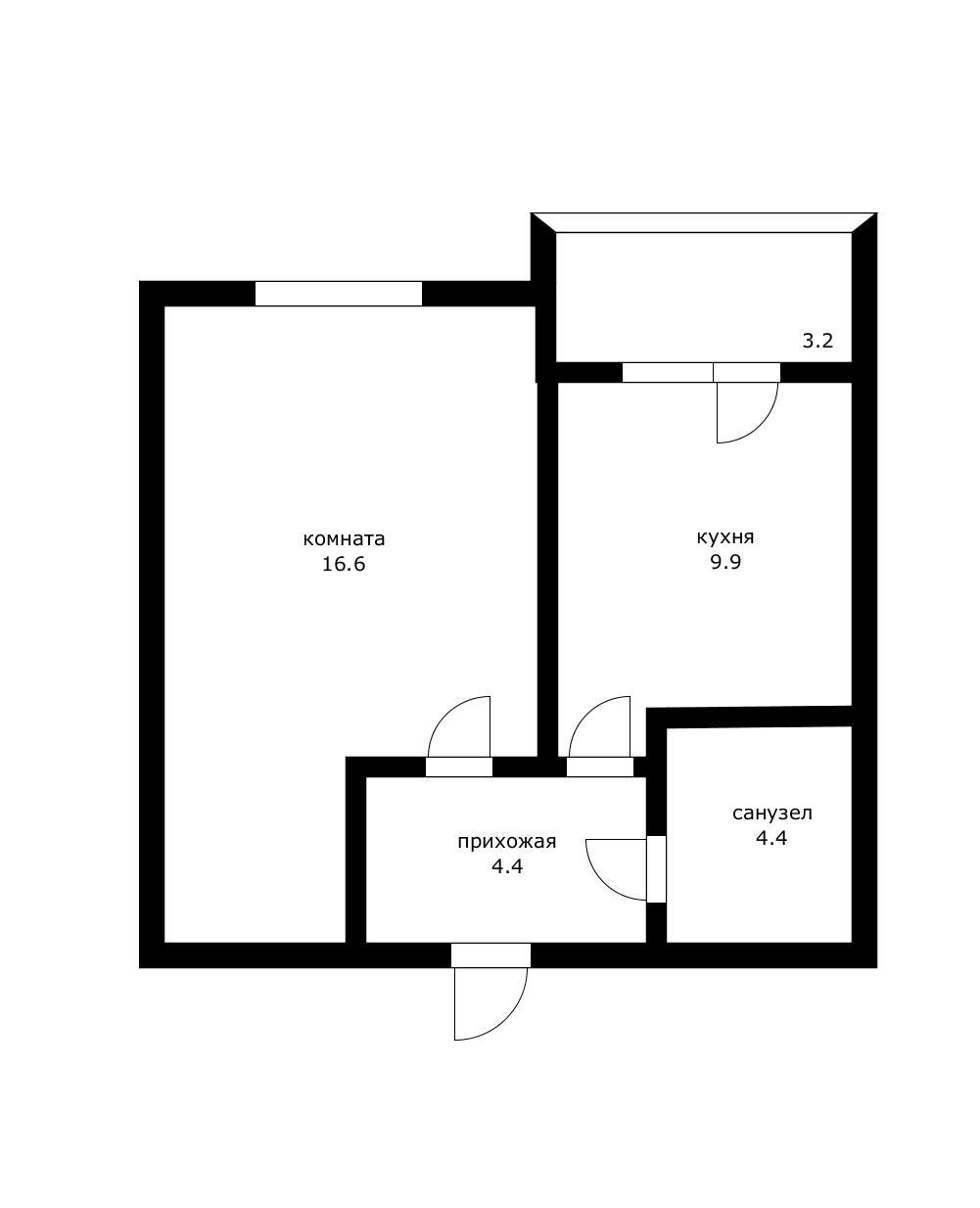 Фото №7: 1-комнатная квартира 38 м² - Краснодар, Прикубанский внутригородской округ, мкр. жилой комплекс Бауинвест, ул. Героя Владислава Посадского, 16/1