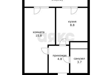 Фото №2: 1-комнатная квартира 36 м² - Краснодар, мкр. жилой комплекс Зеленодар, ул. имени М.П. Шемякина, 2