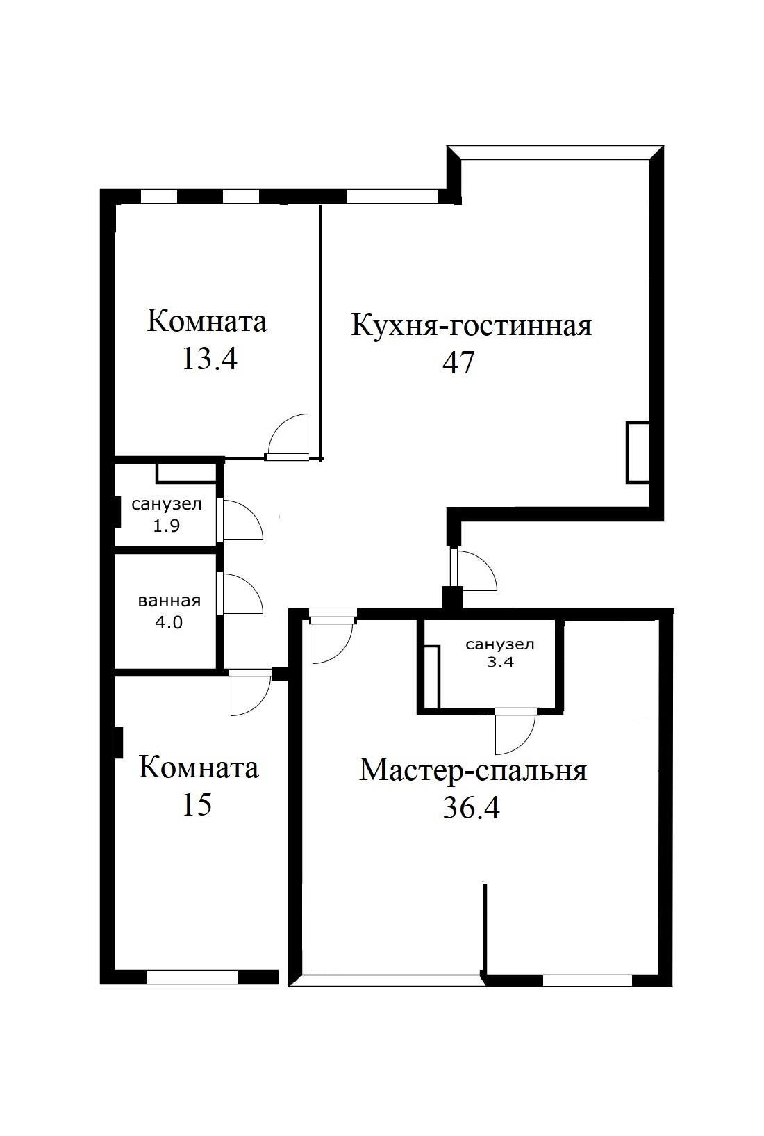 Фото №19: 3-комнатная квартира 121 м² - Краснодар, Прикубанский внутригородской округ, мкр. Фестивальный, ул. Круговая, 4/1