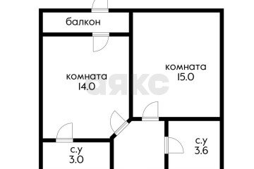 Фото №2: 1-комнатная квартира 37 м² - Краснодар, мкр. имени Петра Метальникова, ул. Петра Метальникова, 40