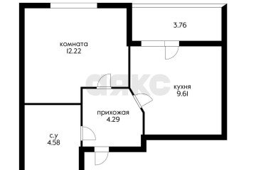 Фото №3: 1-комнатная квартира 33 м² - Краснодар, мкр. Славянский, ул. Красных Партизан, 1/4к16