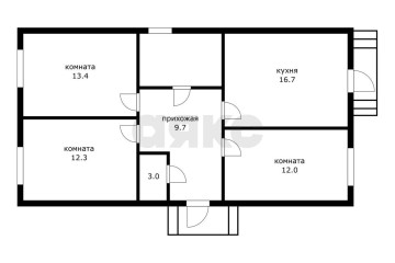 Фото №2: Дом 77 м² - Берёзовый, п. коттеджный  Зелёные Аллеи, ул. Атамана Матвеева, 13