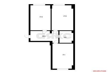 Фото №1: 2-комнатная квартира 68 м² - Краснодар, мкр. Фестивальный, ул. Сергея Михалёва, 2Б