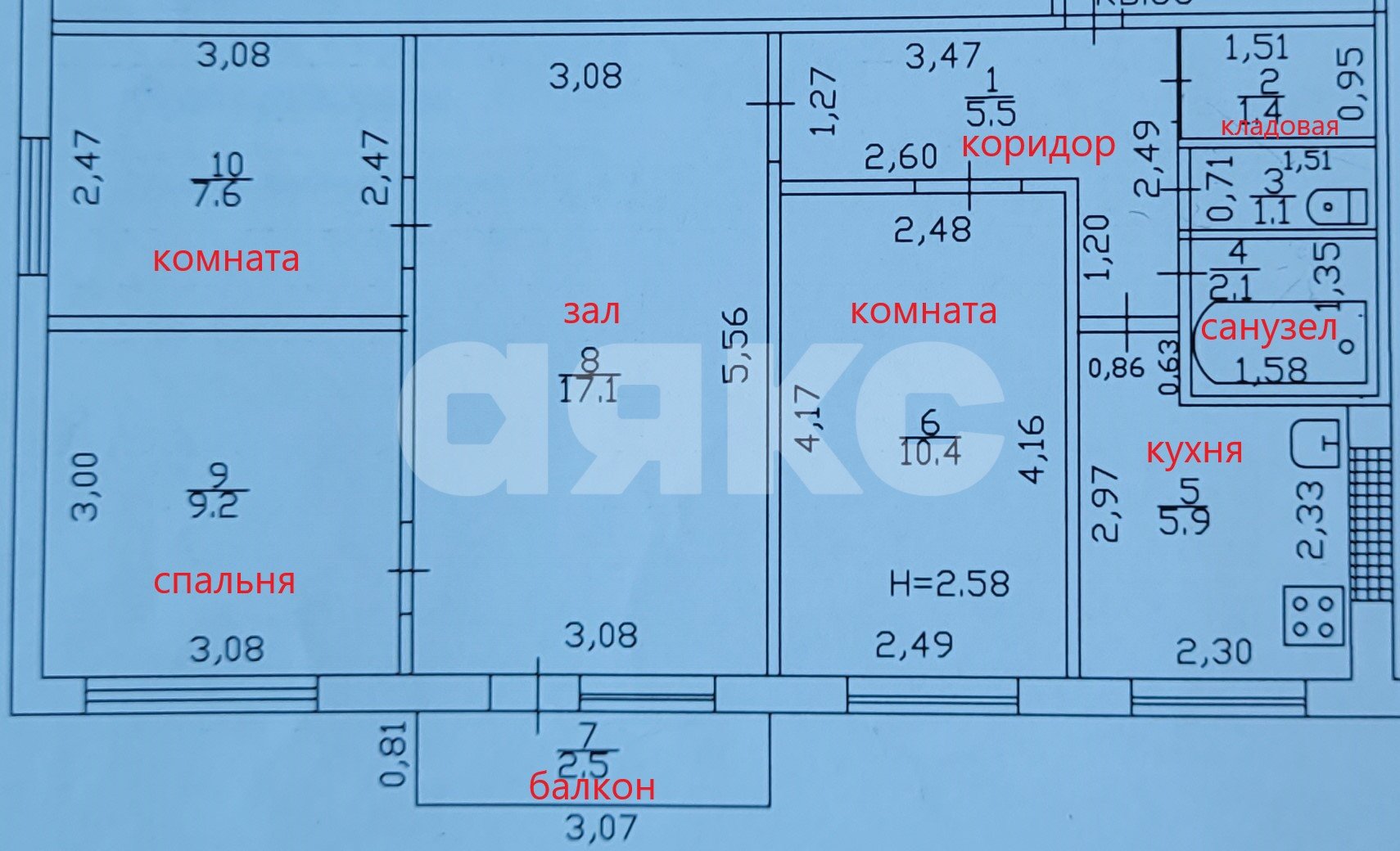 Фото №23: 4-комнатная квартира 60 м² - Темрюк, ул. Ленина, 83