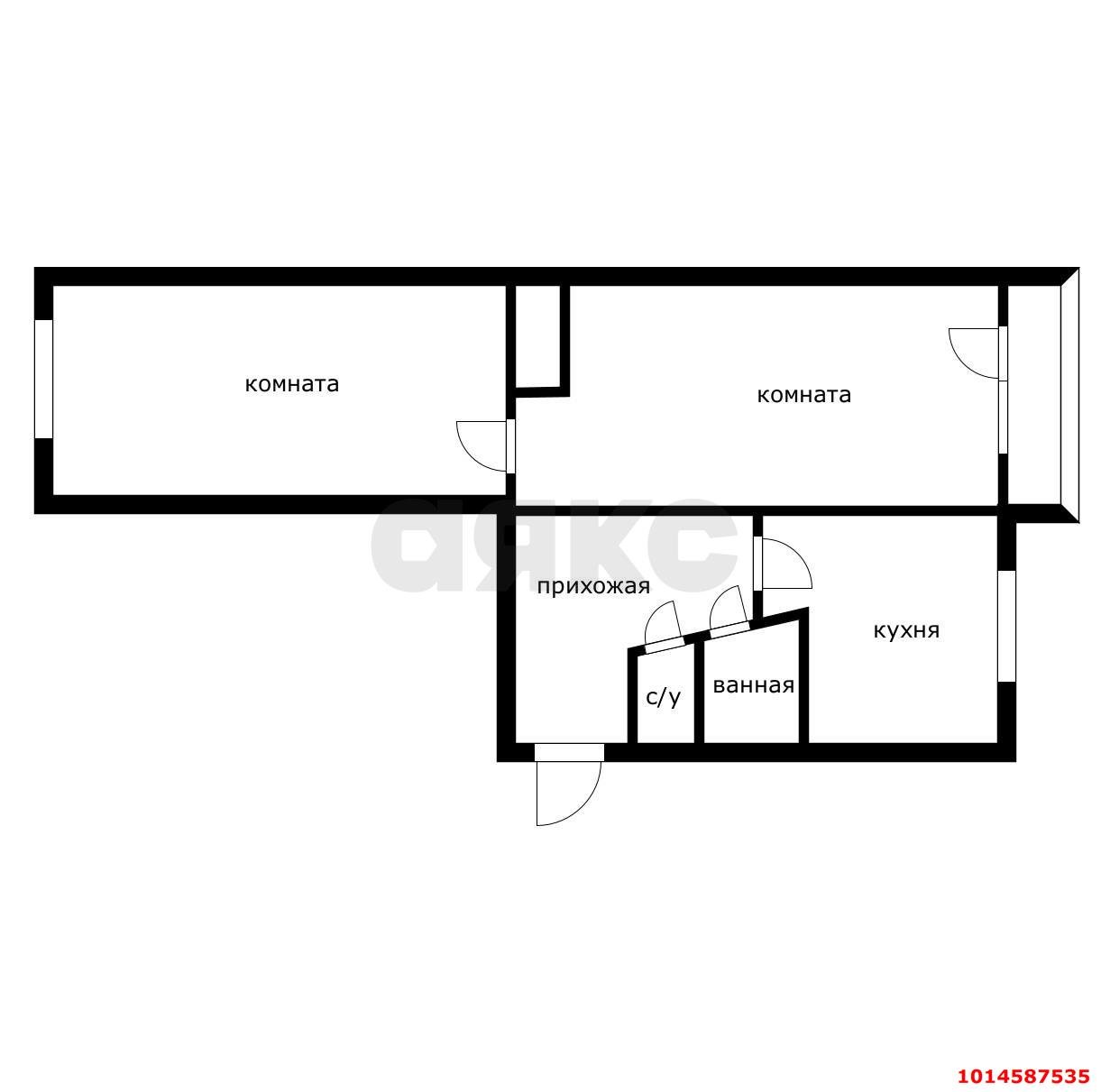 Фото №2: 2-комнатная квартира 48 м² - Краснодар, Славянский, ул. Славянская, 73