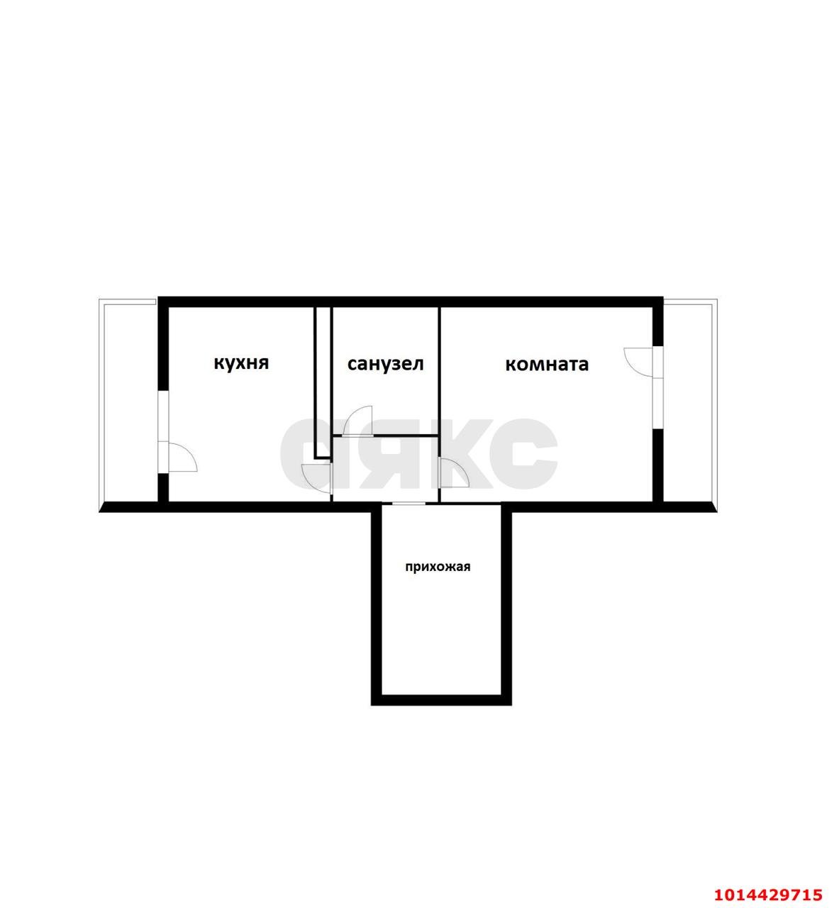 Фото №7: 1-комнатная квартира 43 м² - Краснодар, Восточно-Кругликовский, ул. Героев-Разведчиков, 26