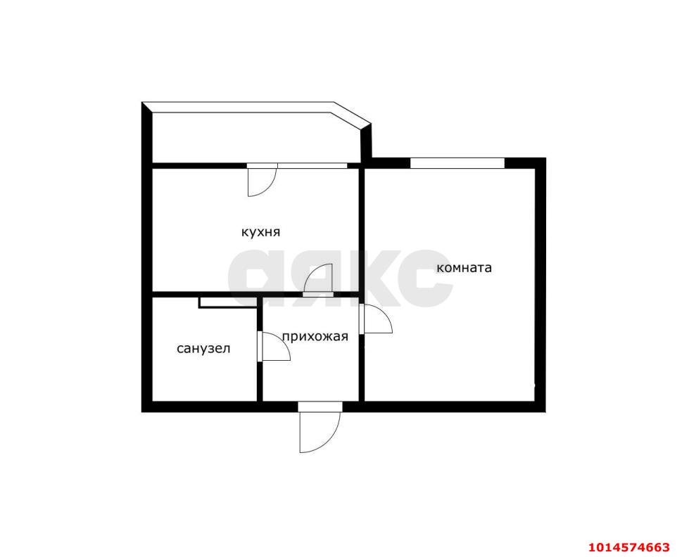 Фото №5: 1-комнатная квартира 37 м² - Краснодар, Светлоград, ул. Красных Партизан, 1/4к3