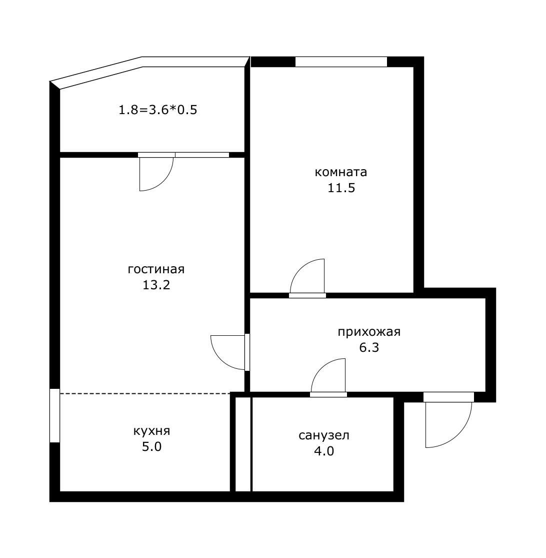 Фото №11: 2-комнатная квартира 43 м² - Краснодар, Прикубанский внутригородской округ, мкр. жилой комплекс Спортивная Деревня, ул. имени Генерала Корнилова, 16к1