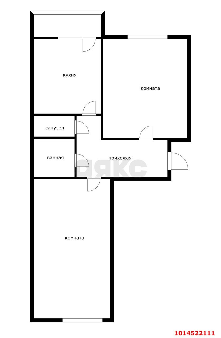 Фото №19: 2-комнатная квартира 54 м² - Берёзовый, Витаминкомбинат, ул. 5-я Целиноградская, 20