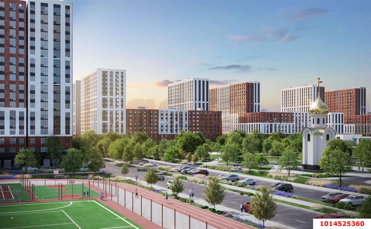 Фото №1: 1-комнатная квартира 44 м² - Краснодар, ЖК Первое Место, ул. Виктора Казанцева, 1.3лит2