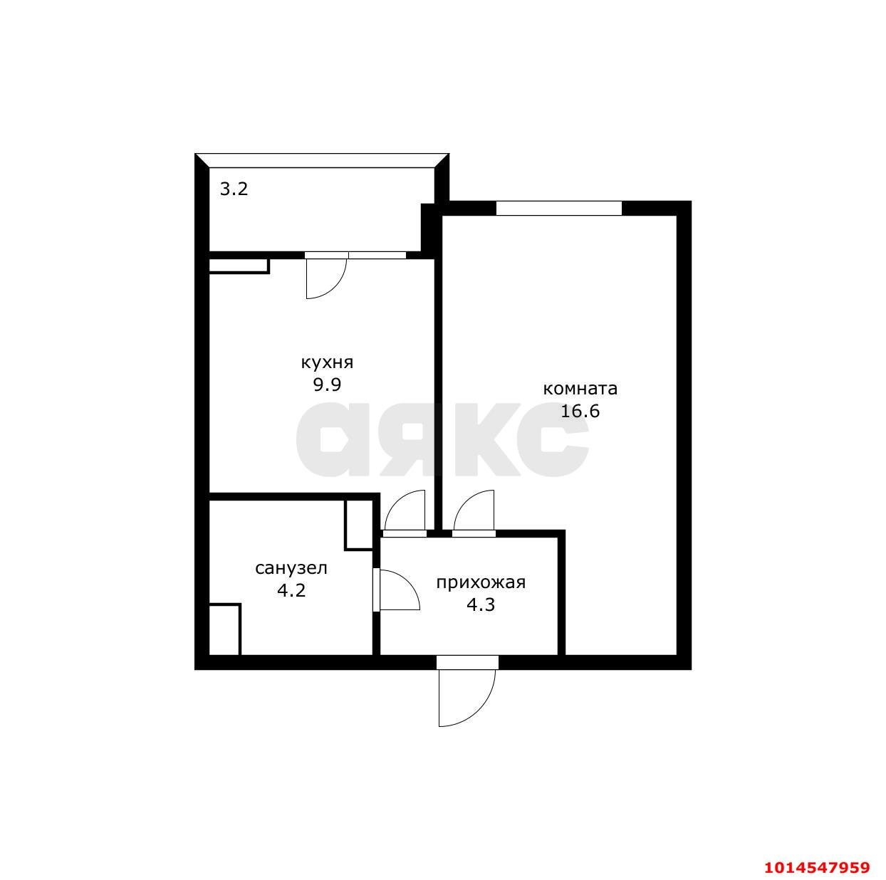 Фото №19: 1-комнатная квартира 35 м² - Краснодар, Восточно-Кругликовский, ул. Героев-Разведчиков, 17
