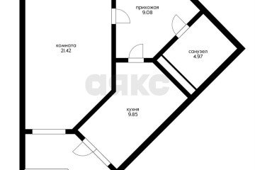 Фото №4: 1-комнатная квартира 50 м² - Краснодар, мкр. жилой комплекс Статус, ул. Стасова, 10
