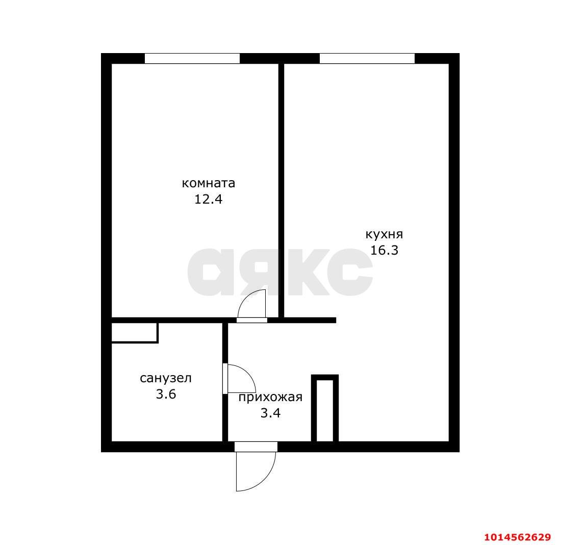 Фото №13: 1-комнатная квартира 35 м² - Краснодар, коттеджный  Близкий, ул. Ивана Беличенко, 64