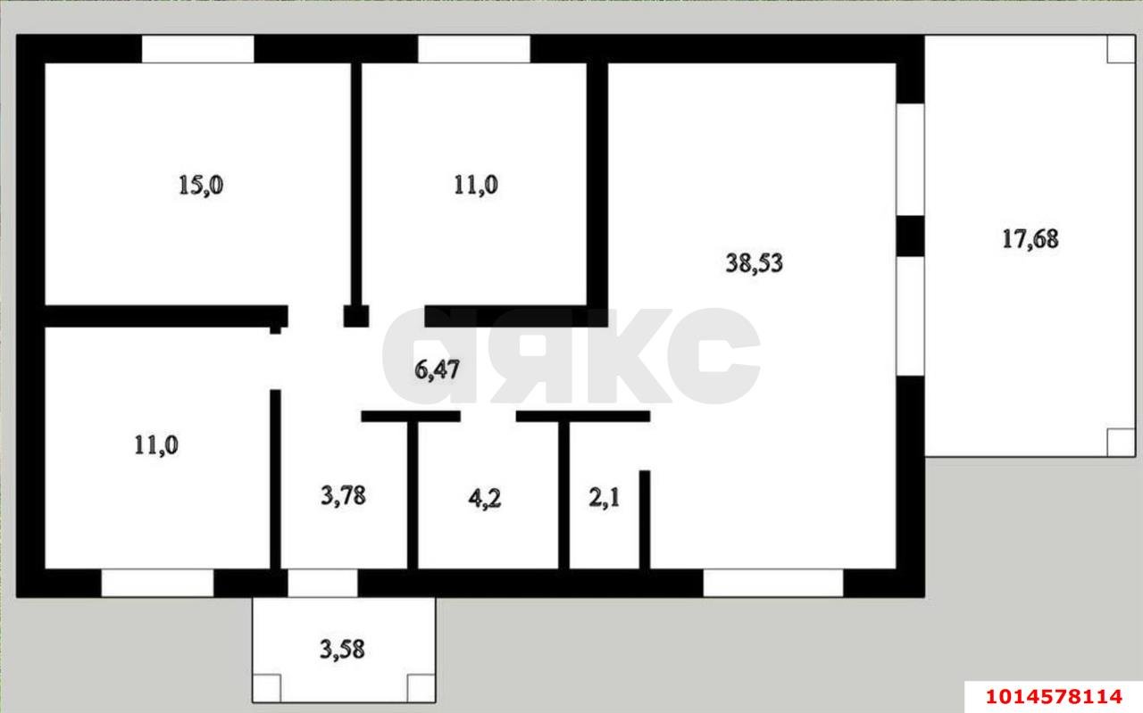 Фото №8: Дом 117 м² + 5.81 сот. - СНТ Радуга, мкр. Прикубанский внутригородской округ, ул. 2-я Береговая, 294