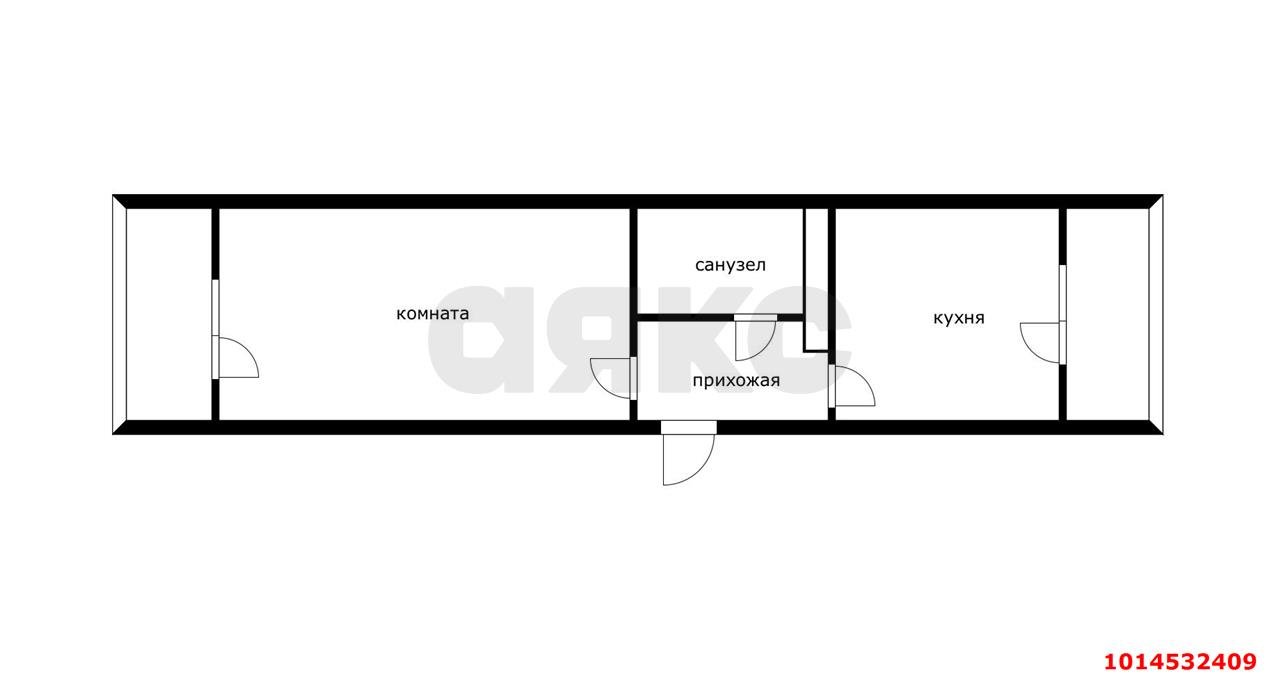 Фото №10: 1-комнатная квартира 42 м² - Краснодар, Молодёжный, ул. Зеленоградская, 40