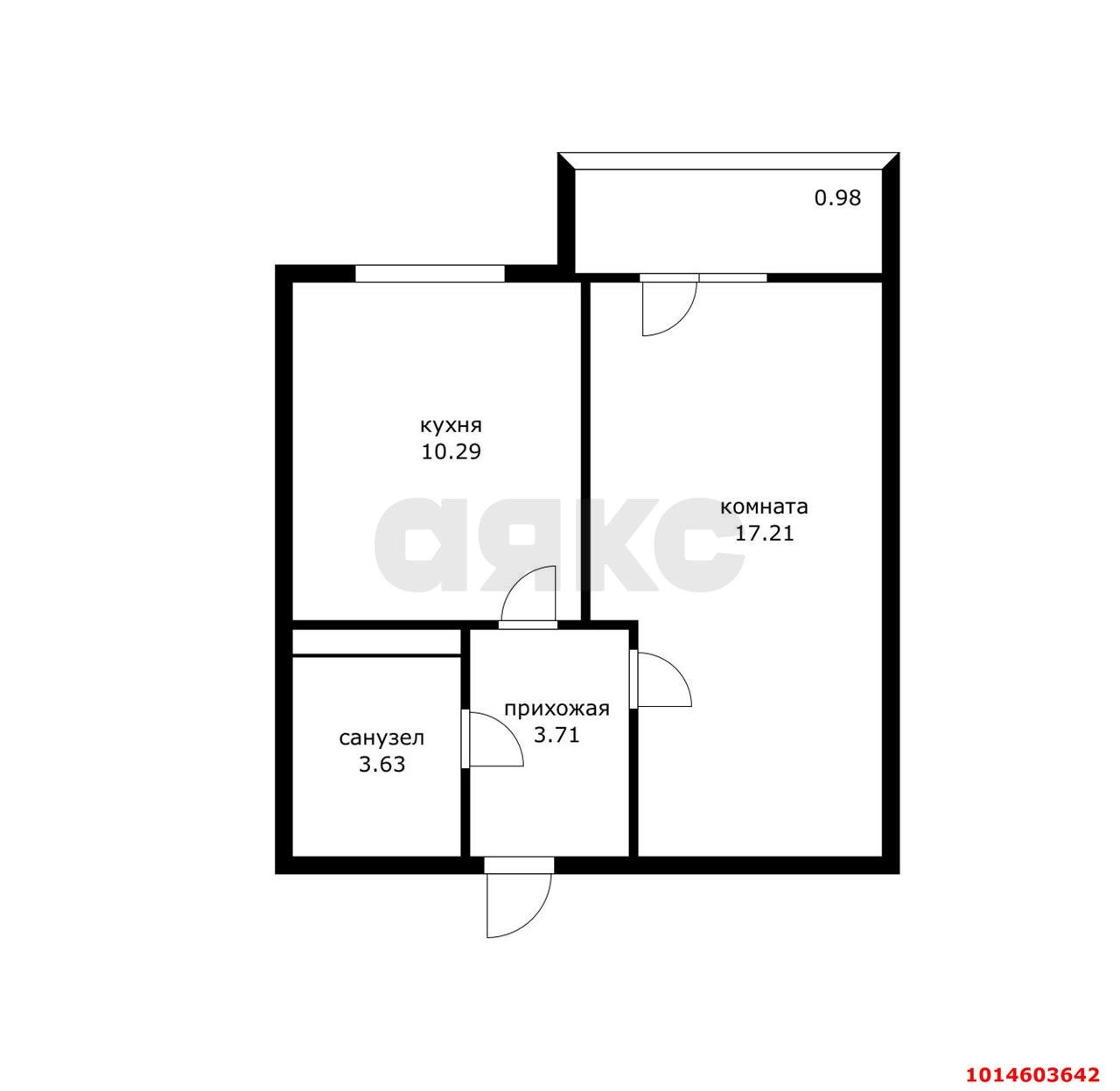 Фото №14: 1-комнатная квартира 37 м² - Краснодар, жилой комплекс Краски, ул. Краеведа Соловьёва, 6к5