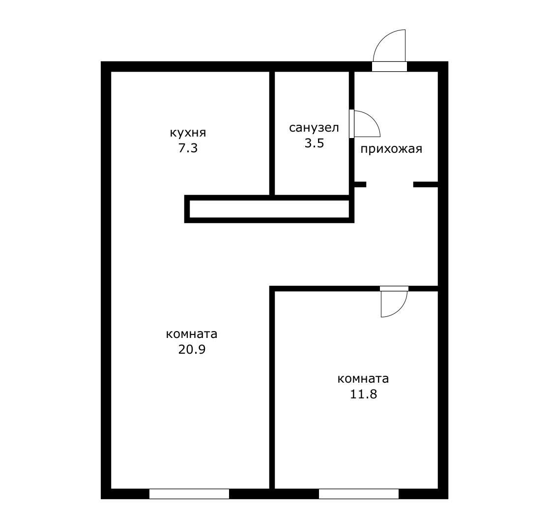 Фото №20: Апартаменты 47 м² - Краснодар, Карасунский внутригородской округ, Хлопчато-бумажный Комбинат, мкр. жилой комплекс Гранд Пэлэс, ул. Уральская, 75/6