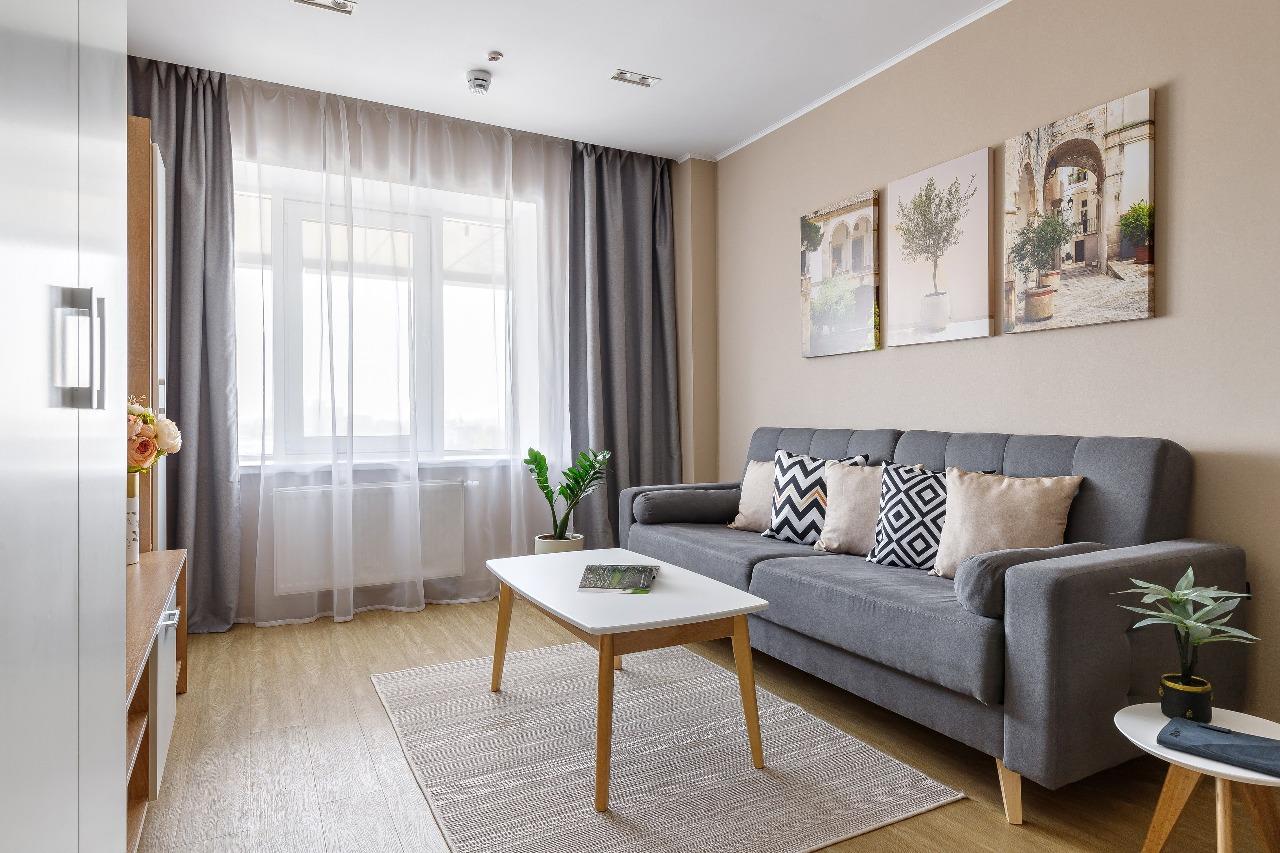 Фото №15: Апартаменты 47 м² - Краснодар, Карасунский внутригородской округ, Хлопчато-бумажный Комбинат, мкр. жилой комплекс Гранд Пэлэс, ул. Уральская, 75/6