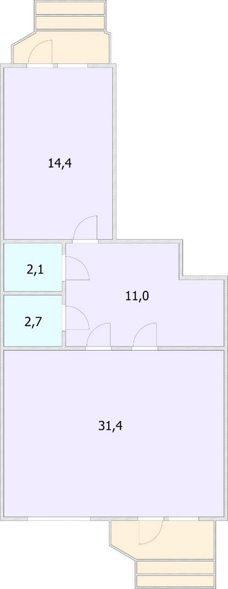Фото №2: Коммерция 61 м² - Краснодар, жилой комплекс Севастопольский, Прикубанский внутригородской округ, мкр. Панорама, ул. Восточно-Кругликовская, 20