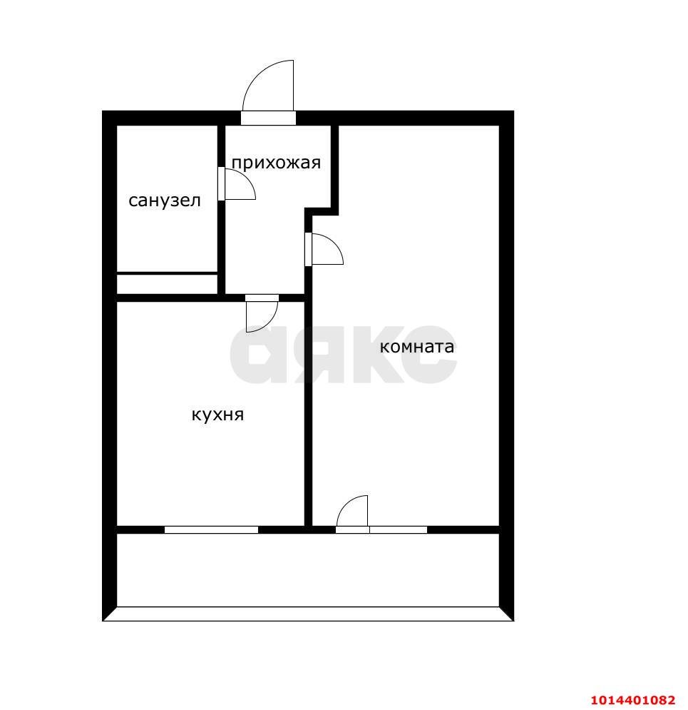 Фото №10: 1-комнатная квартира 39 м² - Краснодар, жилой комплекс Дом у реки, ул. Кружевная, 5