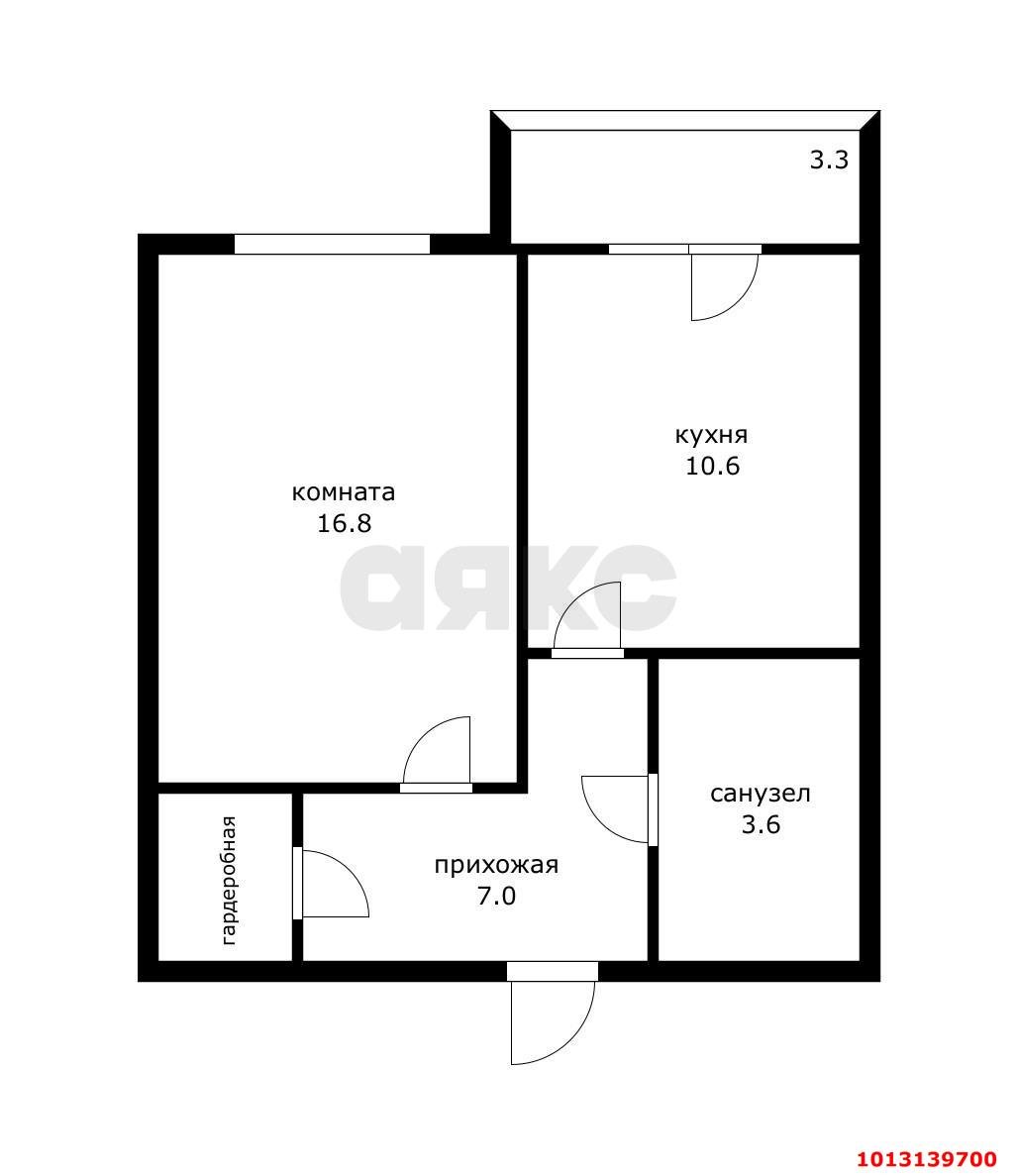 Фото №17: 1-комнатная квартира 40 м² - Краснодар, жилой комплекс Рассвет, ул. Гидростроителей, 63