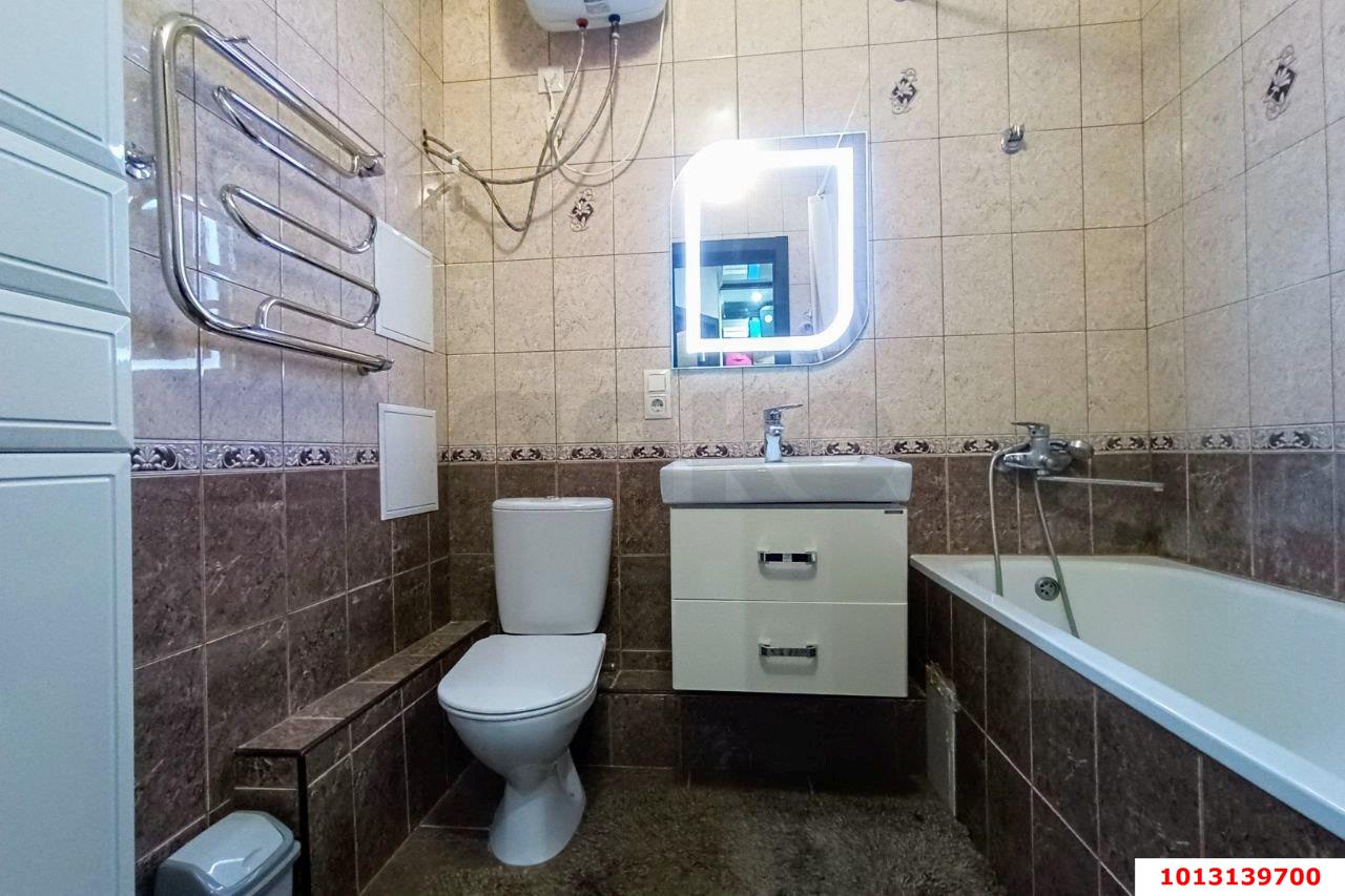 Фото №8: 1-комнатная квартира 40 м² - Краснодар, Карасунский внутригородской округ, мкр. жилой комплекс Рассвет, ул. Гидростроителей, 63