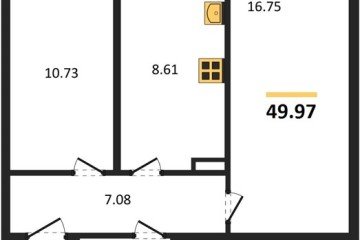 Фото №1: 2-комнатная квартира 49 м² - Краснодар, мкр. Восточно-Кругликовский, ул. Черкасская