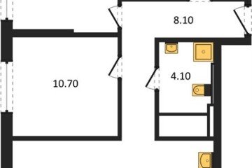 Фото №1: 2-комнатная квартира 67 м² - Краснодар, мкр. Прикубанский внутригородской округ, 
