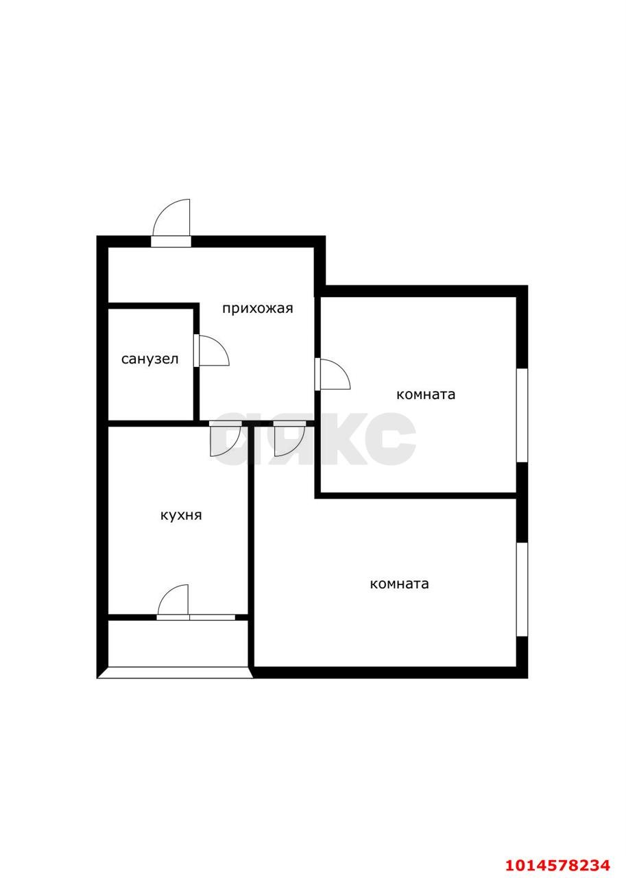 Фото №19: 2-комнатная квартира 64 м² - Краснодар, Губернский, ул. имени Героя Георгия Бочарникова, 8/1