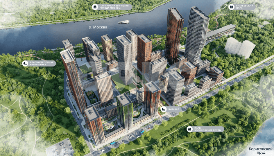 Фото №9: 2-комнатная квартира 32 м² - Москва, Борисовские Пруды, ул. Борисовские Пруды, 1к3Г