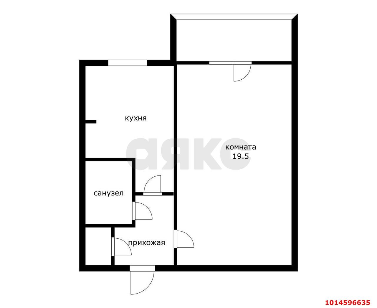 Фото №2: 1-комнатная квартира 36 м² - Краснодар, Комсомольский, ул. Уральская, 170
