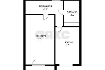 Фото №3: 1-комнатная квартира 34 м² - Краснодар, мкр. жилой комплекс Абрикосово, ул. имени Героя Георгия Бочарникова, 4