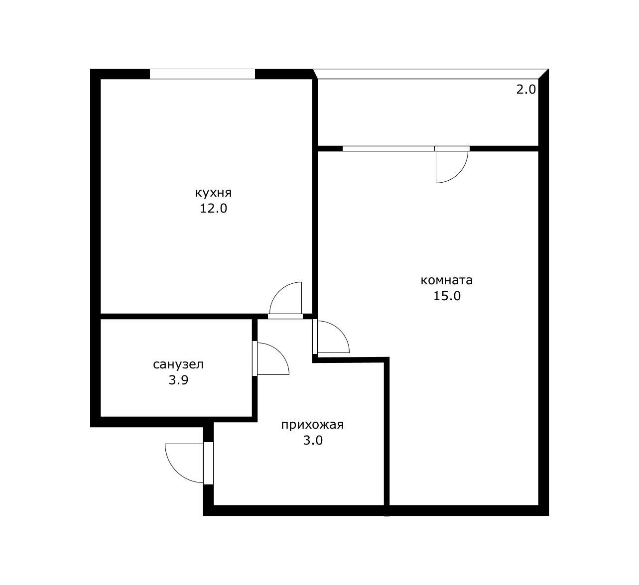Фото №13: 1-комнатная квартира 38 м² - Краснодар, Музыкальный, Прикубанский внутригородской округ, мкр. Завод Радиоизмерительных Приборов, ул. имени Мусоргского М.П., 11