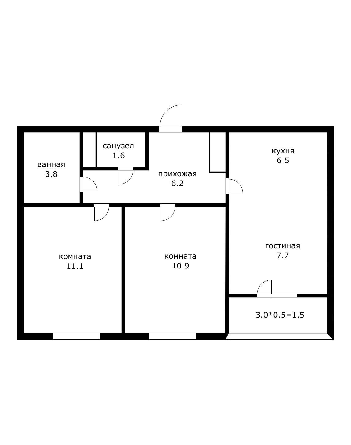 Фото №5: 2-комнатная квартира 51 м² - Краснодар, Прикубанский внутригородской округ, мкр. жилой комплекс Ракурс, ул. имени Героя Ростовского, 8