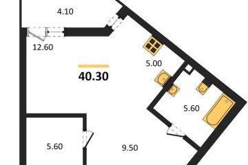 Фото №1: Студия 40 м² - Майкоп, мкр. ЖК Звезды, 