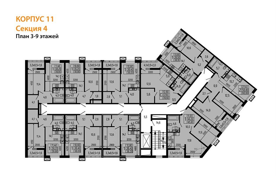 Фото №8: Студия 39 м² - Майкоп, мкр. ЖК Звезды